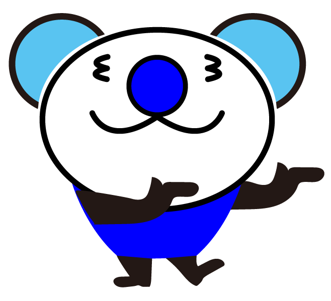 コム君横向きイラスト
