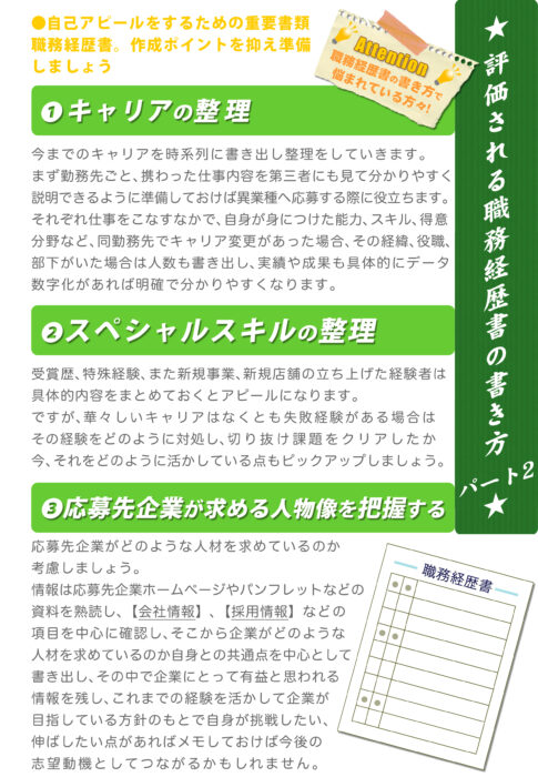 職務経歴書2