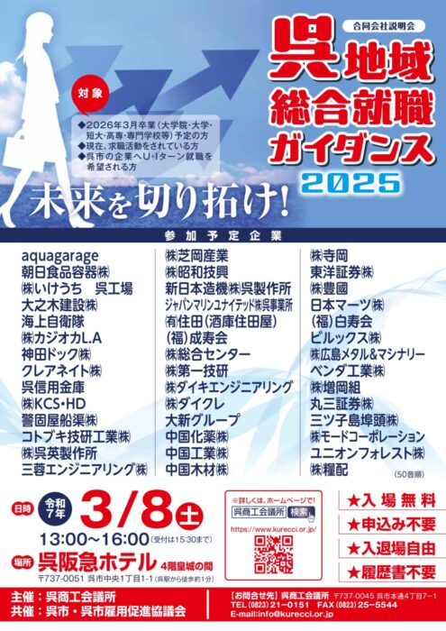 2025呉地域総合就職ガイダンス①